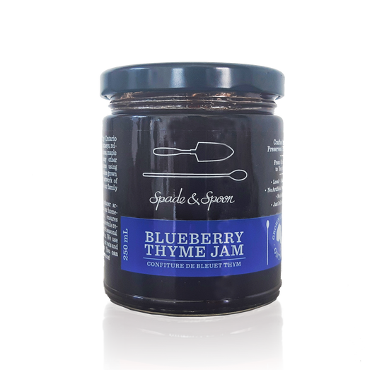 Blueberry Thyme Jam - Spade & Spoon - Ontario Farm Goods