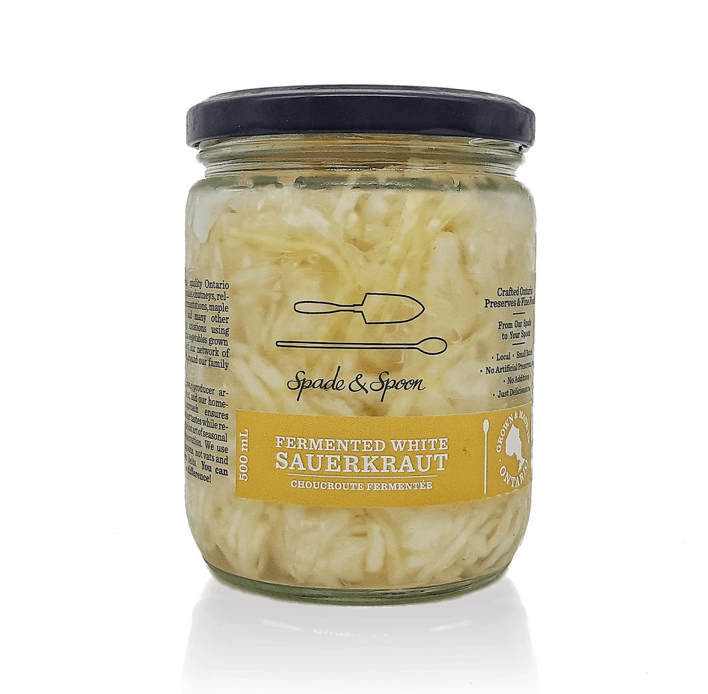 Fermented White Sauerkraut - Spade & Spoon - Ontario Farm Goods